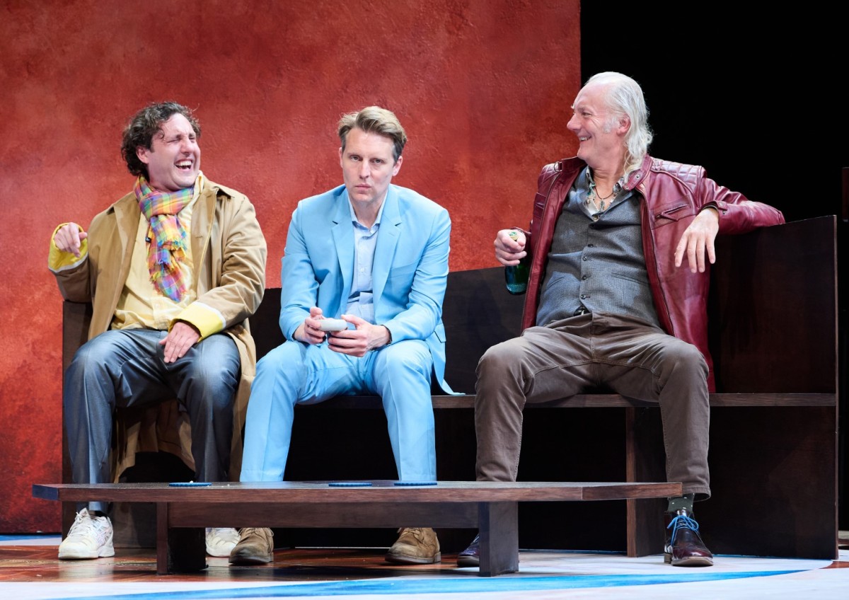 Seann Walsh, Chris Harper and Adam Gillett in Art - Photo courtesy Norwich Theatre Royal