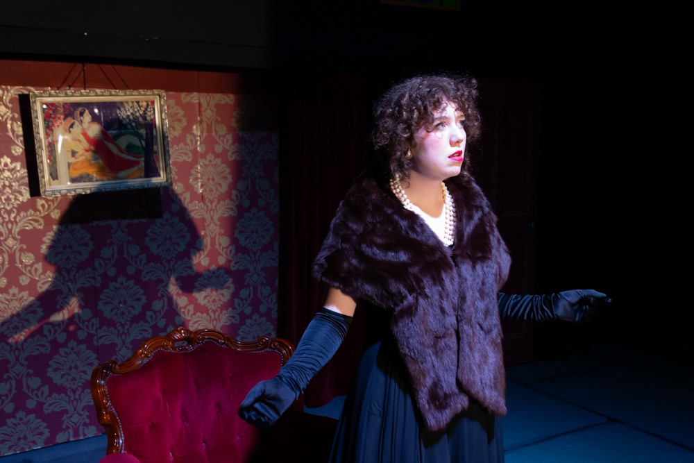 Indigo Douglas in Grand Guignol at Sewell Barn Theatre - Photo: Sean Owen / Reflective Arts